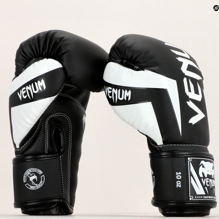 Venum Elite γάντια πυγμαχίας μαύρο και άσπρο 0984 13