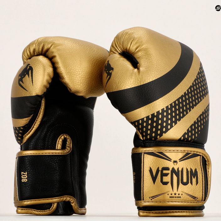 Venum Lightning Boxing Gloves χρυσό/μαύρο 6