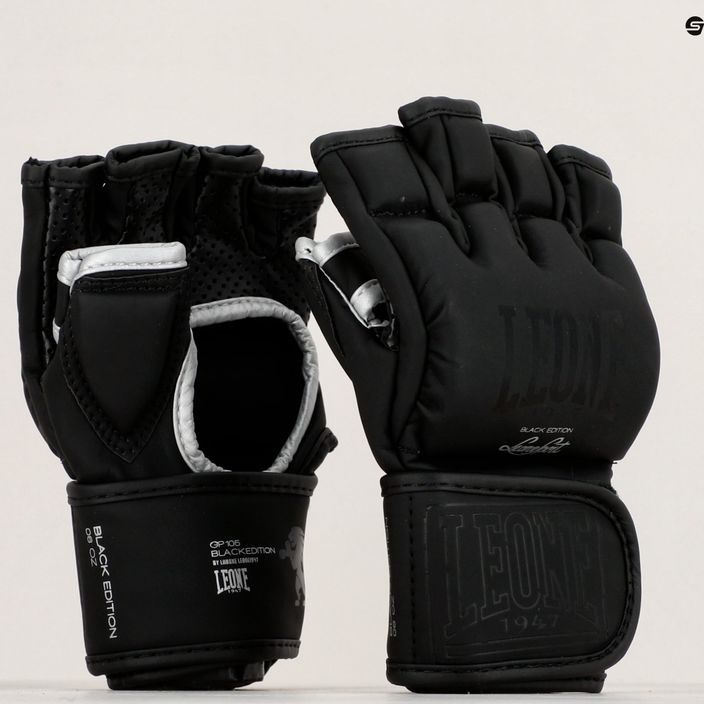 LEONE 1947 Μαύρη έκδοση γάντια MMA grappling μαύρα GP105 7