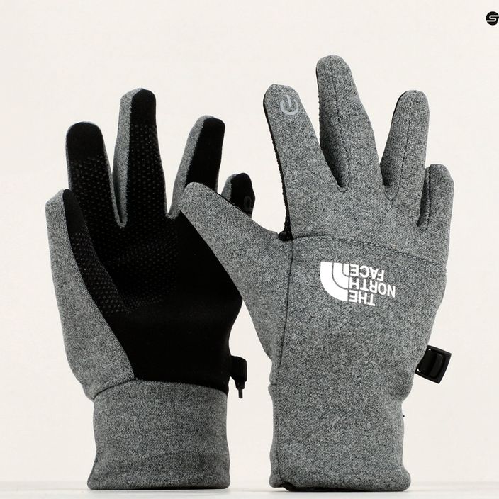 Παιδικά γάντια πεζοπορίας The North Face Recycled Etip medium grey heather 11
