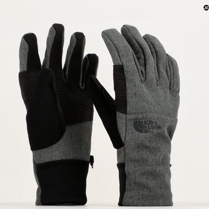 Ανδρικά γάντια πεζοπορίας The North Face Apex Etip dark grey heather 11