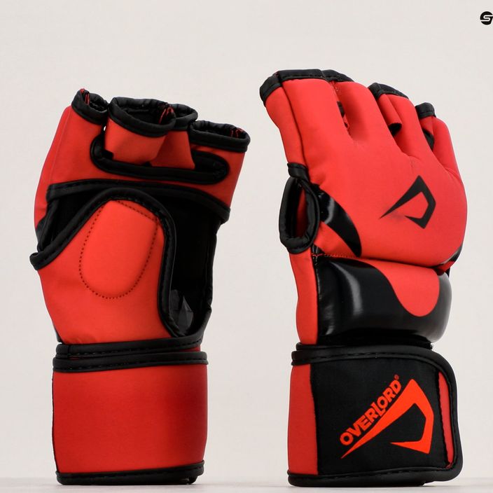 Overlord X-MMA γάντια πάλης κόκκινα 101001-R/S 12