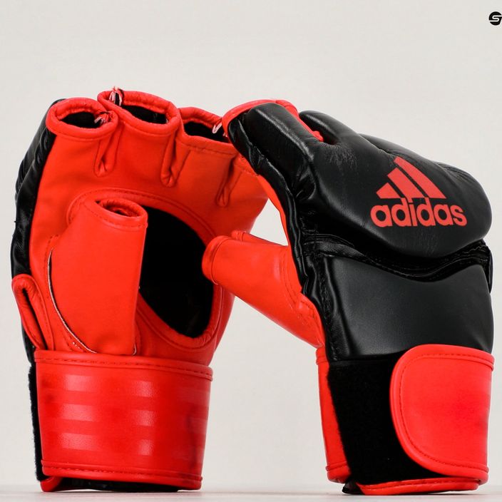 Adidas Γάντια προπόνησης γκράπλινγκ κόκκινα ADICSG07 7