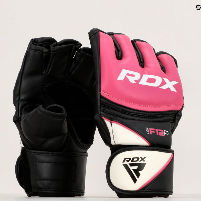 RDX Νέο μοντέλο γαντιών πάλης ροζ GGRF-12P 12