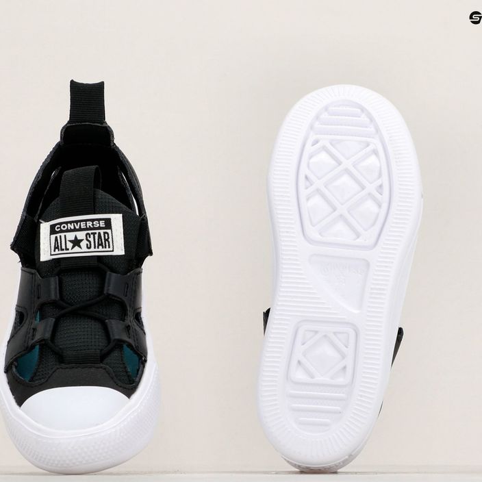 Converse Ultra Sandal Slip μαύρο/μαύρο/λευκό παιδικά σανδάλια 8