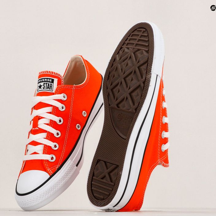 Converse Chuck Taylor All Star Ox πορτοκαλί/λευκό/μαύρο αθλητικά παπούτσια 8