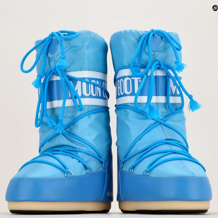 Moon Boot γυναικείες μπότες χιονιού Icon Nylon alaskan blue 9