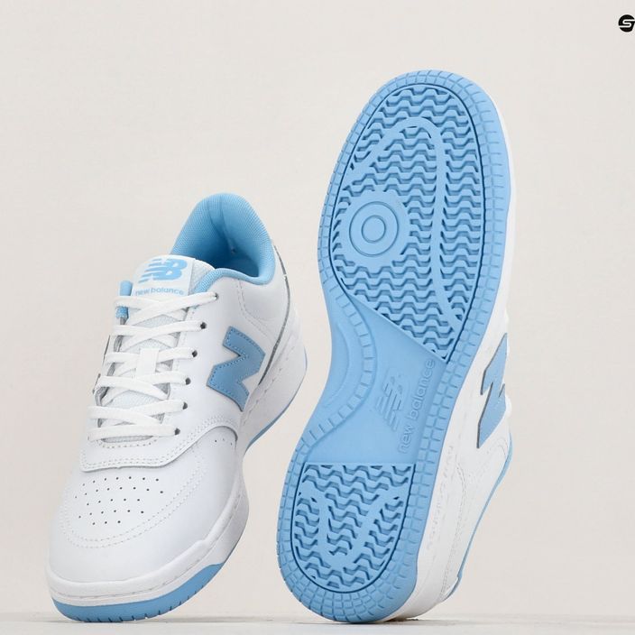 New Balance BB80 λευκά/μπλε παπούτσια 8
