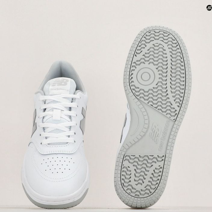 New Balance BB80 λευκά/γκρι παπούτσια 8