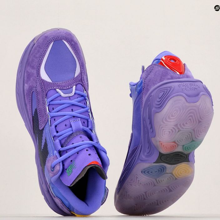 New Balance Fresh Foam BB v2 μωβ παπούτσια μπάσκετ 11