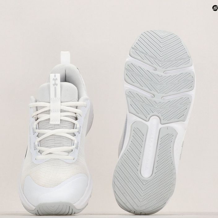 Under Armour Dynamic Select ανδρικά αθλητικά παπούτσια προπόνησης λευκό/λευκό/halo γκρι 8