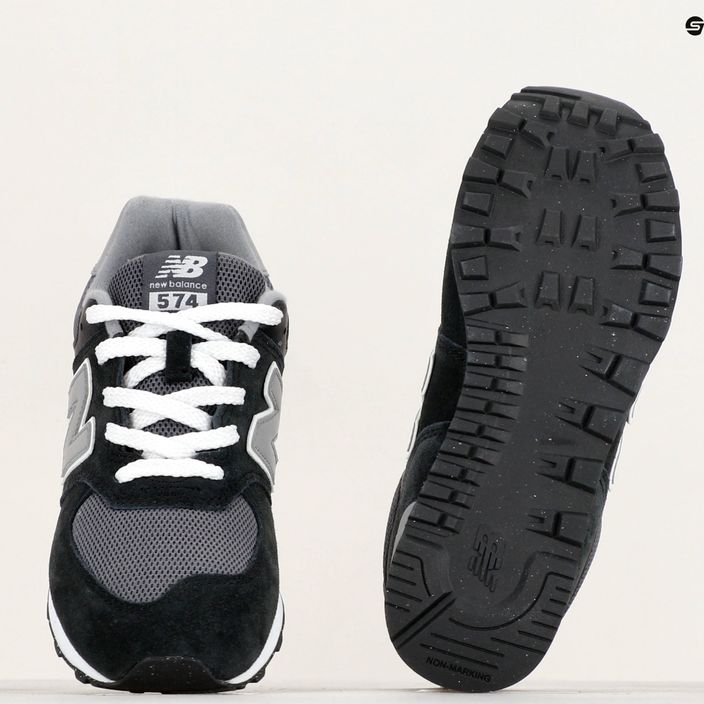New Balance GC574 μαύρο NBGC574TWE παιδικά παπούτσια 8