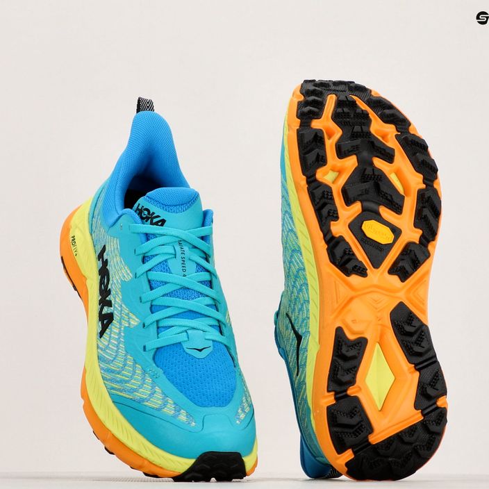 HOKA ανδρικά παπούτσια για τρέξιμο Mafate Speed 4 ceramic/diva blue 9