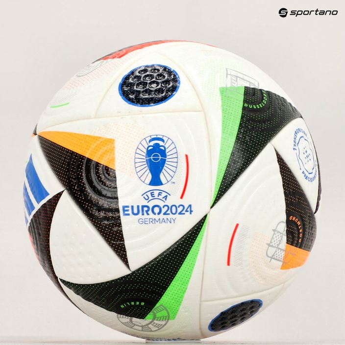 Adidas Fussballiebe Pro μπάλα λευκό/μαύρο/λαμπερό μπλε μέγεθος 5 8