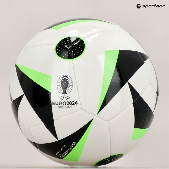 adidas Fussballiebe Club ποδοσφαίρου λευκό/μαύρο/ηλιακό πράσινο μέγεθος 5 6