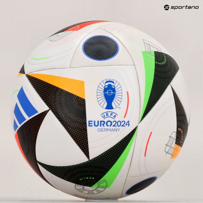 adidas Fussballliebe Competition Euro 2024 λευκό/μαύρο/λαμπερό μπλε μέγεθος 5 ποδοσφαίρου 5