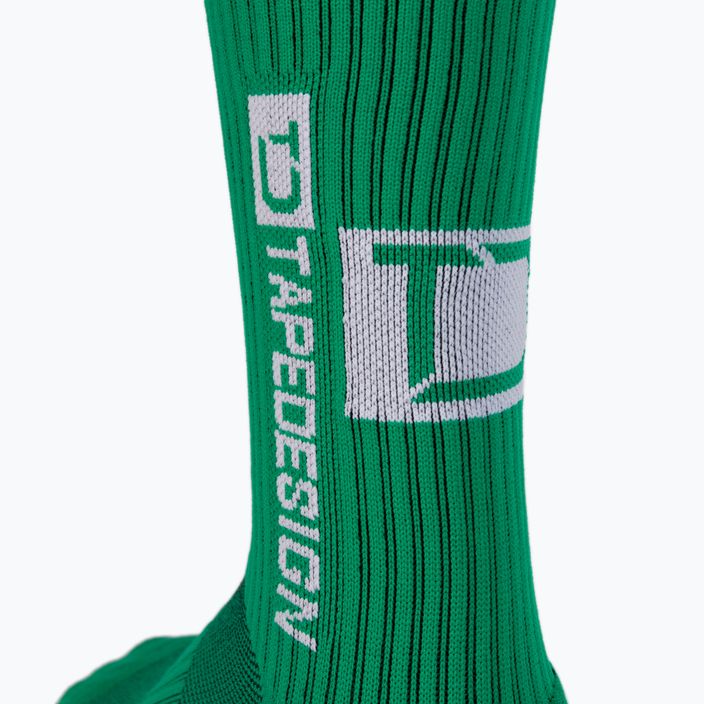 Ανδρικές αντιολισθητικές κάλτσες ποδοσφαίρου Tapedesign πράσινες TAPEDESIGN GREEN 3