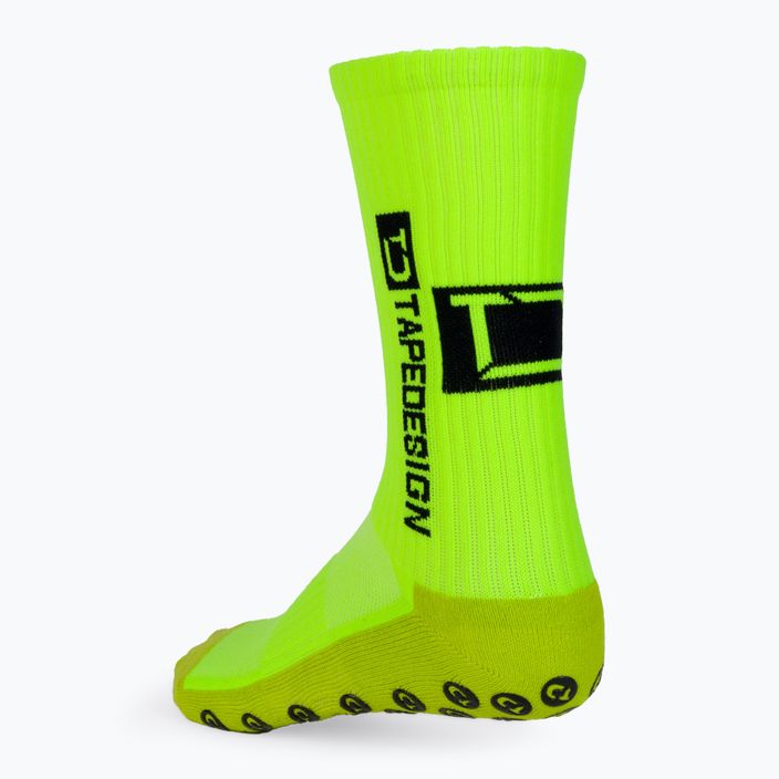 Tapedesign αντιολισθητικές κάλτσες ποδοσφαίρου κίτρινες 3