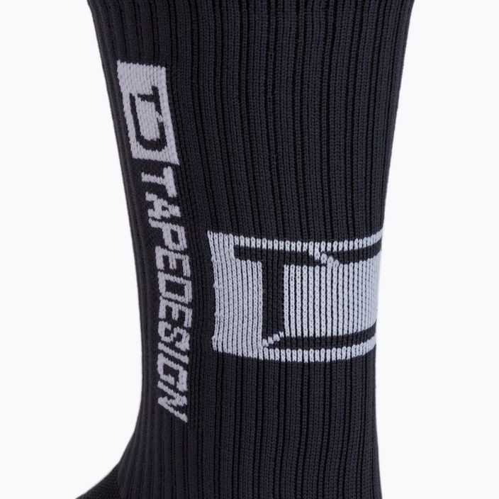 Ανδρικές κάλτσες ποδοσφαίρου Tapedesign αντιολισθητικές γκρι 5
