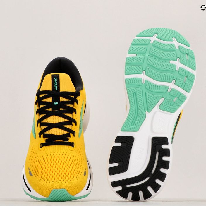 Ανδρικά αθλητικά παπούτσια τρεξίματος Brooks Ghost 15 lemon chrome/black/springbud 11