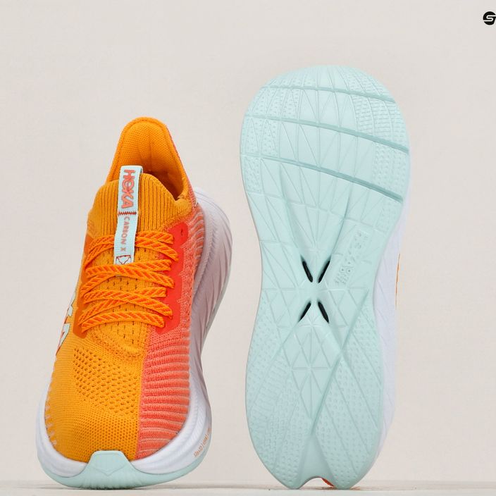 Γυναικεία παπούτσια για τρέξιμο HOKA Carbon X 3 radiant yellow/camellia 10