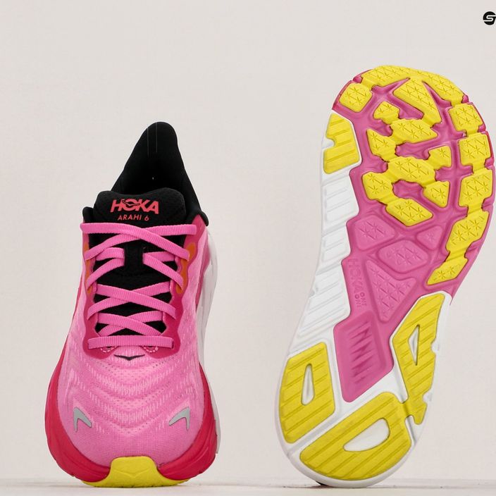 Γυναικεία παπούτσια για τρέξιμο HOKA Arahi 6 strawberry/μαύρο 9