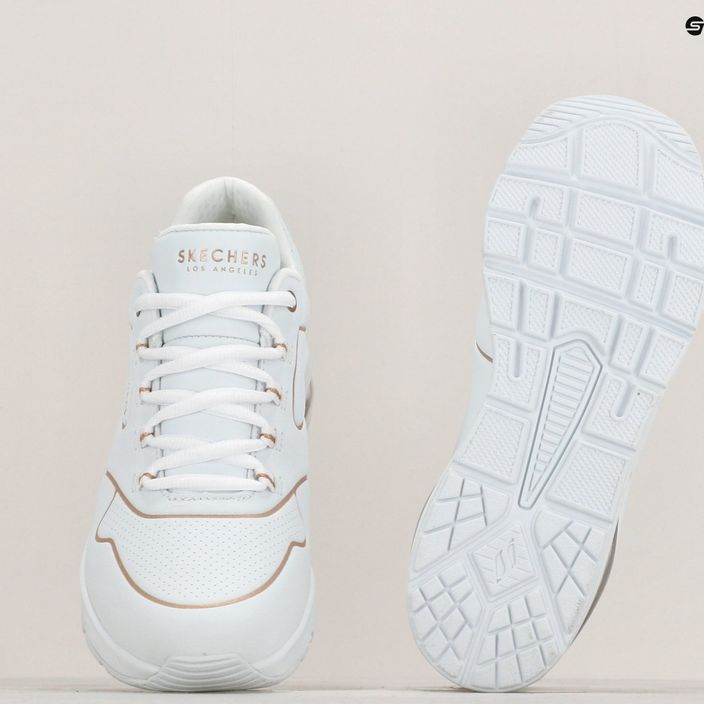 SKECHERS γυναικεία παπούτσια Uno 2 Golden Trim λευκό/χρυσό 10