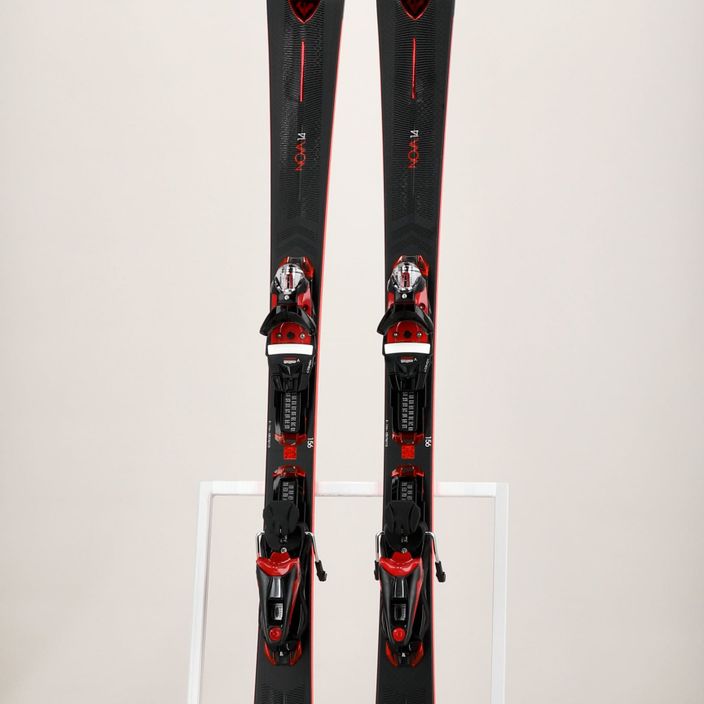 Γυναικείο σκι κατάβασης Rossignol Nova 14 K + δέστρες NX12 μαύρο ματ/μεταλλικό μαύρο 8