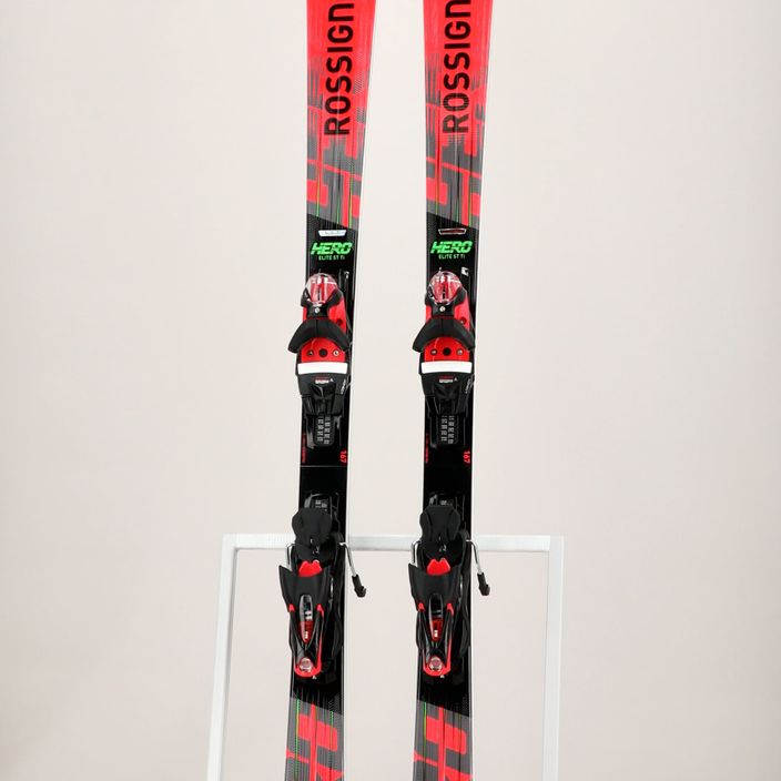 Rossignol Hero Elite ST TI K σκι κατάβασης + δέστρες SPX14 μαύρο/κόκκινο 8