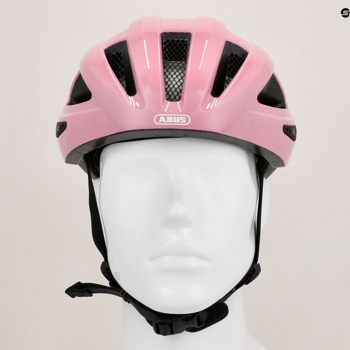 ABUS Macator γυαλιστερό ροζ κράνος ποδηλάτου 9