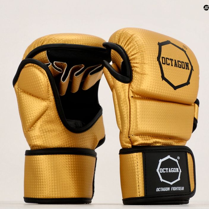 Οκτάγωνο Kevlar MMA sparring γάντια χρυσό 5