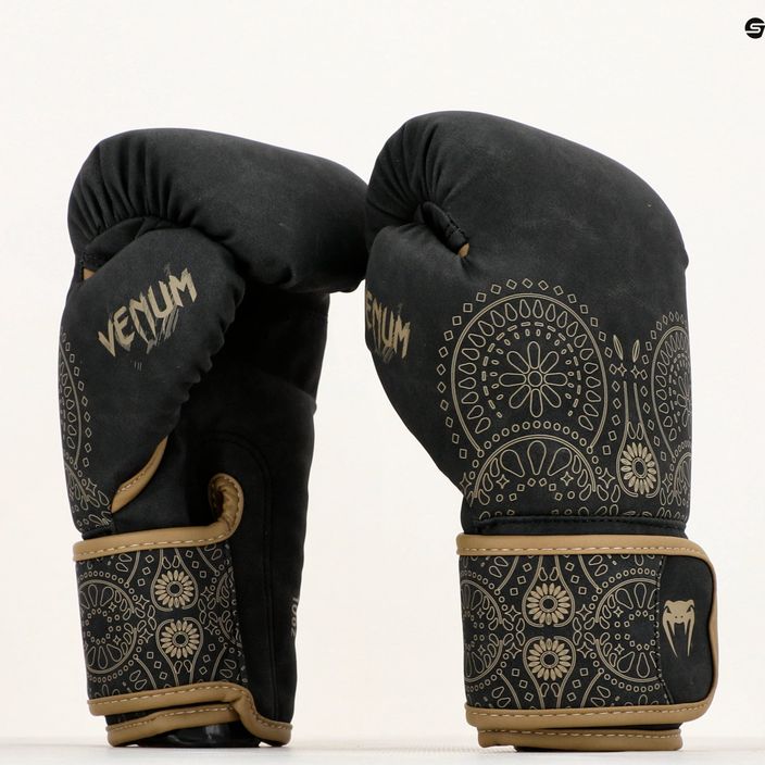Venum Santa Muerte Dark Side γάντια πυγμαχίας για άνδρες 9