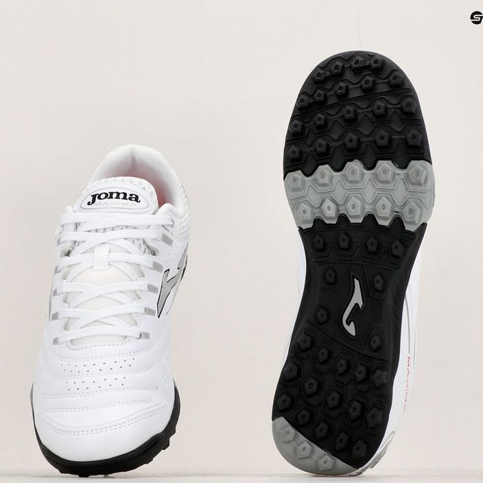 Ανδρικά ποδοσφαιρικά παπούτσια Joma Maxima TF λευκά 10
