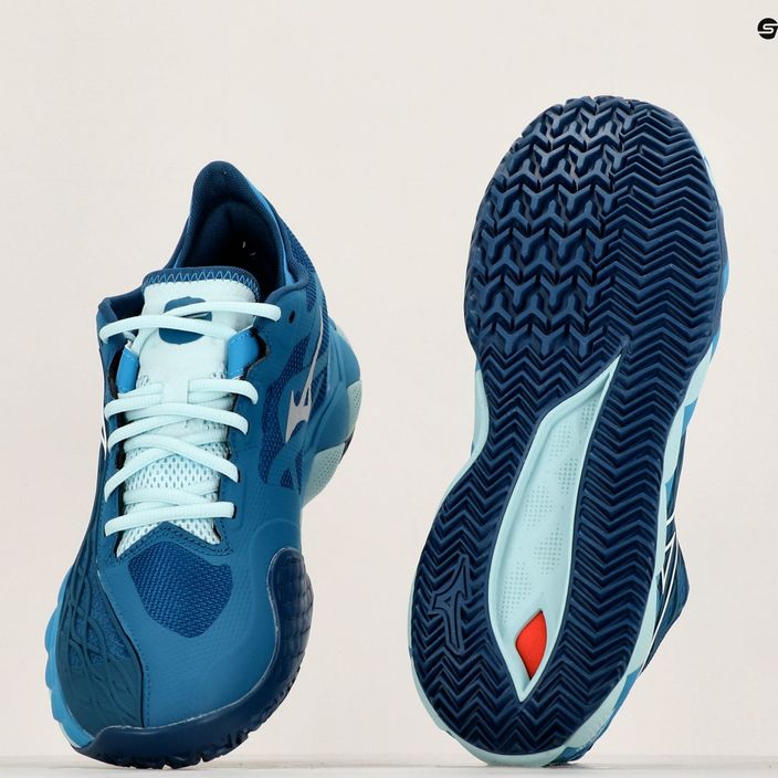 Ανδρικά παπούτσια τένις Mizuno Wave Enforce Tour CC moroccan blue/white/bluejay 10