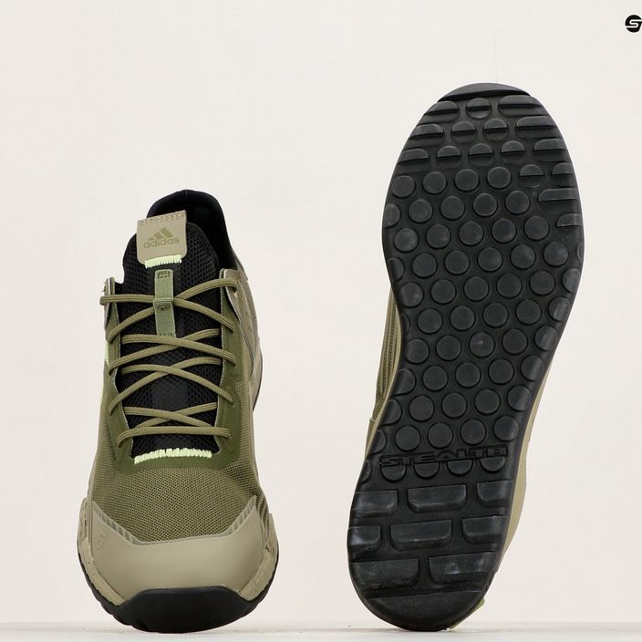 Ανδρικά παπούτσια ποδηλασίας adidas FIVE TEN Trailcross LT focus olive/pulse lime/orbit green platform cycling shoes 12
