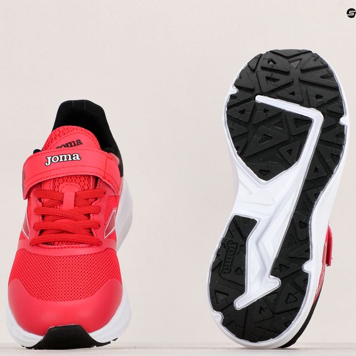 Παιδικά παπούτσια τρεξίματος Joma Elite μαύρο/κόκκινο 10