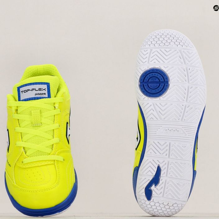 Παιδικά ποδοσφαιρικά παπούτσια Joma Top Flex Jr IN lemon fluor 10