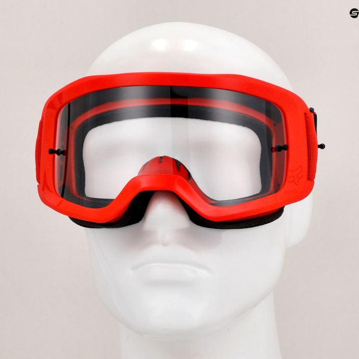 Fox Racing Main Core φθορίζοντα κόκκινα γυαλιά ποδηλασίας 7