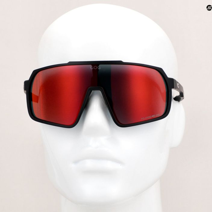 Γυαλιά ηλίου GOG Okeanos μαύρο ματ/πολυχρωματικό κόκκινο 10