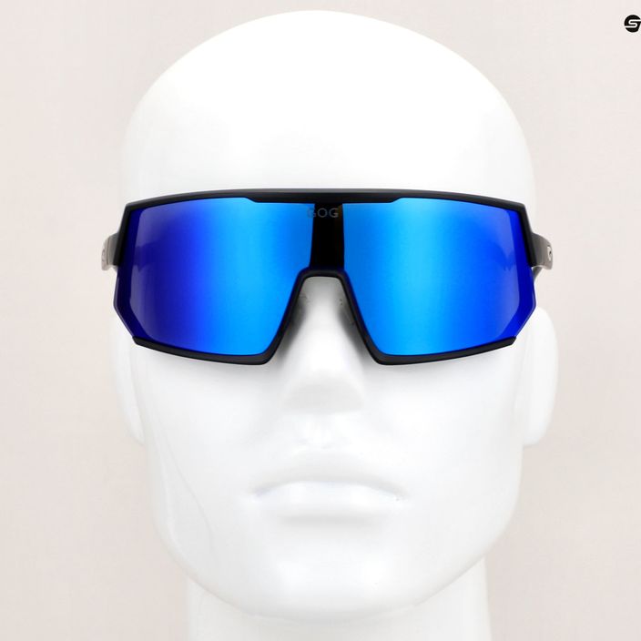 Γυαλιά ηλίου GOG Zeus μαύρο ματ/πολυχρωματικό λευκό-μπλε 10