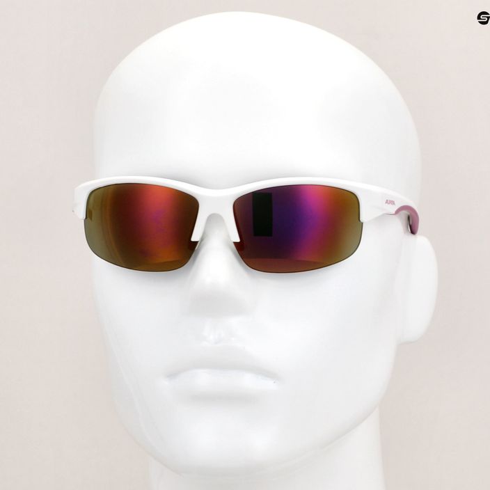 Παιδικά γυαλιά ηλίου Alpina Junior Flexxy Youth HR λευκό μοβ ματ/ροζ καθρέφτη 7