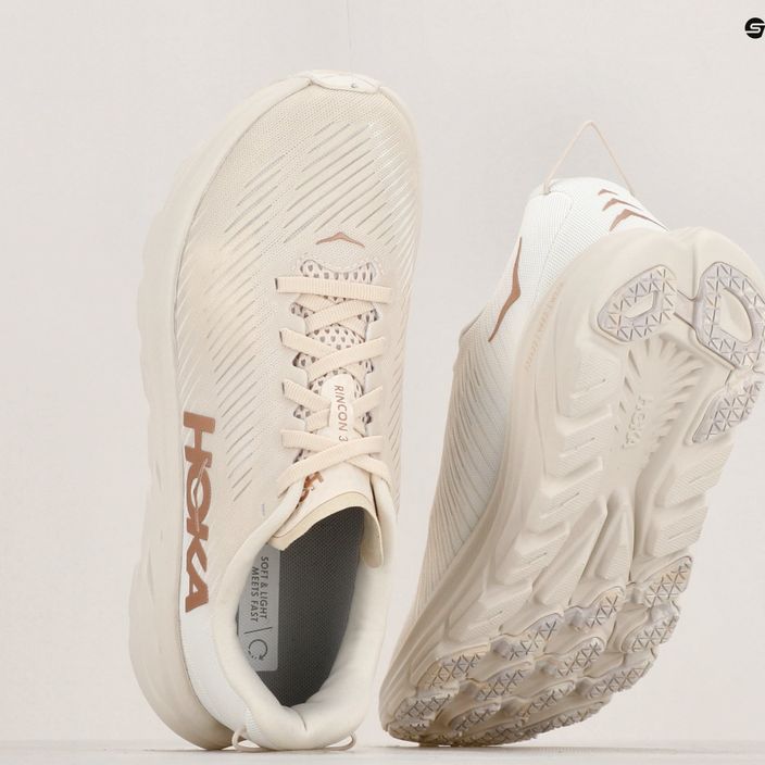 Γυναικεία παπούτσια για τρέξιμο HOKA Rincon 3 eggnog/rose gold 11