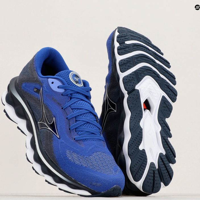 Ανδρικά παπούτσια για τρέξιμο Mizuno Wave Sky 7 surf the web/silver/dress blues 9