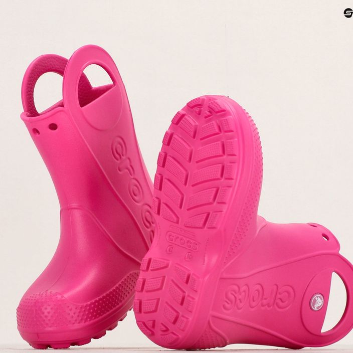Crocs Handle Rain Boot Παιδικό καραμελένιο ροζ καλσόν 10