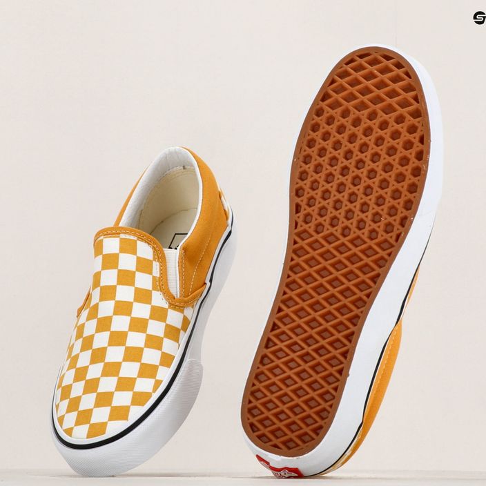 Vans Classic Slip-On παπούτσια με χρυσή λάμψη 9