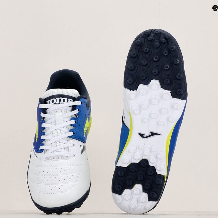 Ανδρικές μπότες ποδοσφαίρου Joma Cancha TF λευκό/royal 10