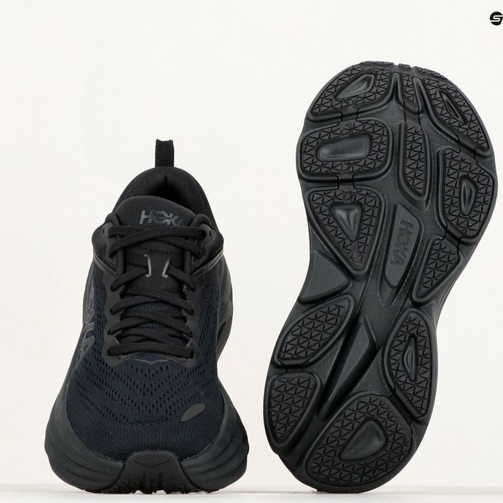 Γυναικεία παπούτσια για τρέξιμο HOKA Bondi 8 μαύρο/μαύρο 10