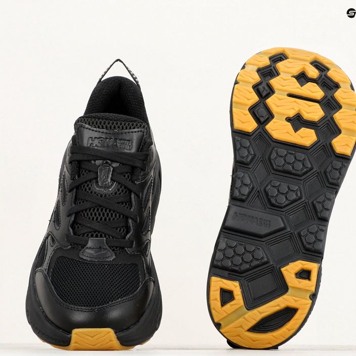 HOKA Clifton L Athletics μαύρο/μαύρο παπούτσια για τρέξιμο 17