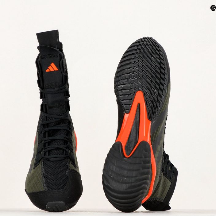 Παπούτσια πυγμαχίας adidas Speedex 23 carbon/core black/solar red 9
