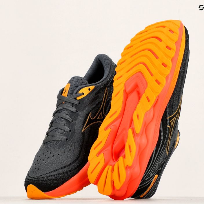 Ανδρικά αθλητικά παπούτσια τρεξίματος Mizuno Wave Skyrise 5 turbolence/citrus/nasturtium 9